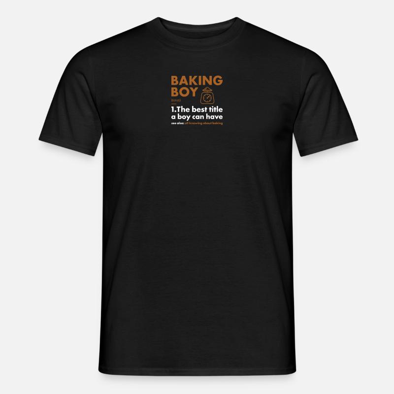 Baker Boy Definition Baking - Männer T-Shirt - Schwarz