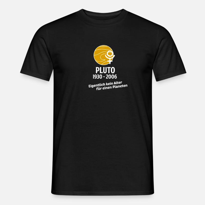 Pluto - Männer T-Shirt - Schwarz