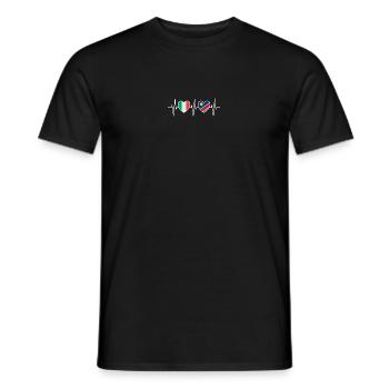Italien und Namibia Namibische Fahne Flaggen - Männer T-Shirt - Schwarz - Vorne - AI Model Male 178 light (178cm)
