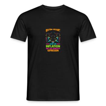 Costume de carnaval Carnaval - T-shirt homme - noir - Devant - AI Model Male 178 light (178cm)