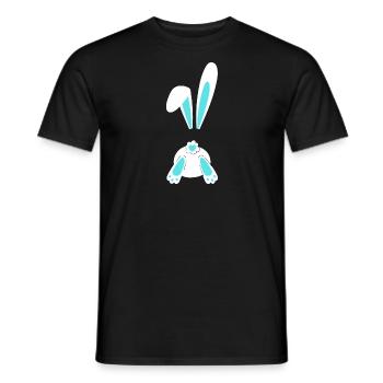 Süßes Seil Kaninchen BDSM - Männer T-Shirt - Schwarz - Vorne - AI Model Male 178 light (178cm)