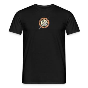 Keeping it reel Angelrute Keeping it reel Angelrut - Männer T-Shirt - Schwarz - Vorne - AI Model Male 178 light (178cm)