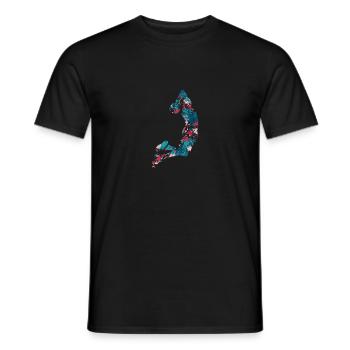 Basket-ball - T-shirt homme - noir - Devant - AI Model Male 178 light (178cm)
