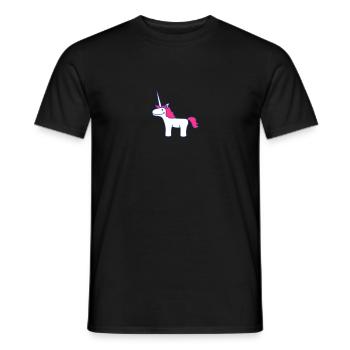 Unicorn - Männer T-Shirt - Schwarz - Vorne - AI Model Male 178 light (178cm)