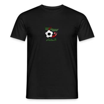 algeria fußball federation - Männer T-Shirt - Schwarz - Vorne - AI Model Male 178 light (178cm)
