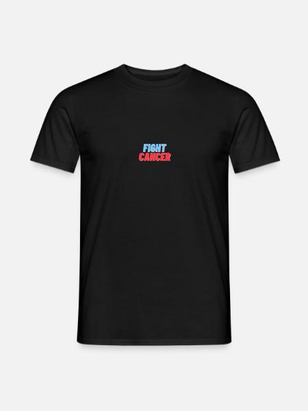 FIGHT CANCER - Männer T-Shirt - Schwarz