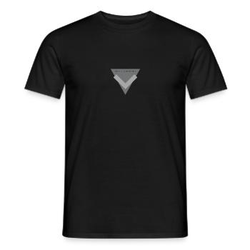 PURE & AUTHENTIC - Men's T-Shirt - black - Front - AI Model Male 178 light (178cm)