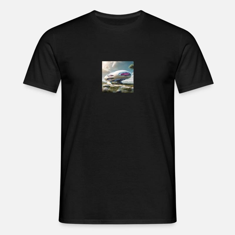 Utopian Future - Männer T-Shirt - Schwarz