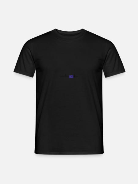 Heartbeat with European flag - EKG - Men's T-Shirt - black