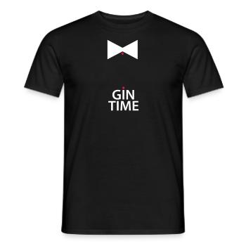Gin Time II - Männer T-Shirt - Schwarz - Vorne - AI Model Male 178 light (178cm)