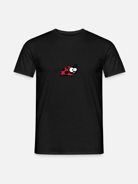 ladybug la coccinella - Men's T-Shirt - black