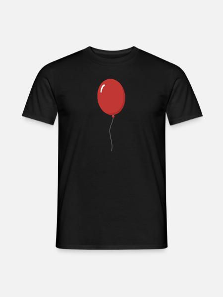 Ballon Rot Luftballon Selbst Gestalten Geschenk - Männer T-Shirt - Schwarz