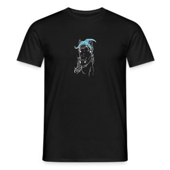 Pferd reiten Reiter Reitsport - Männer T-Shirt - Schwarz - Vorne - AI Model Male 178 light (178cm)
