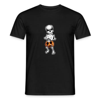 Drôle de squelette Personne humoristique Poison - T-shirt homme - noir - Devant - AI Model Male 178 light (178cm)