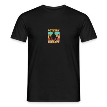 Ceramics Pottery Pottery - Men's T-Shirt - black - Front - AI Model Male 178 light (178cm)