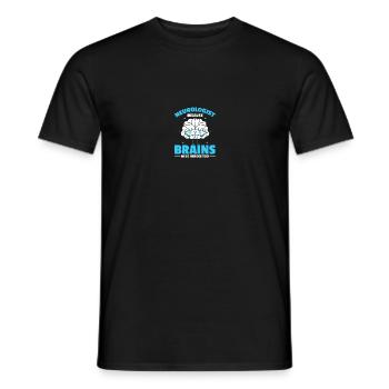 Neurosurgeon Neuroscience Neurology Neurol - Men's T-Shirt - black - Front - AI Model Male 178 light (178cm)