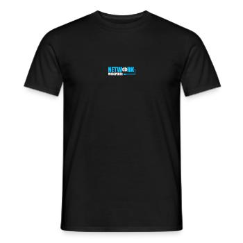 Computer Network Technology Network Engineer - Men's T-Shirt - black - Front - AI Model Male 178 light (178cm)