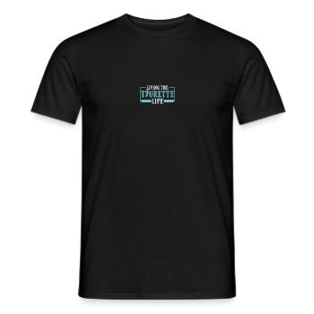 Bewusstsein für das Tourette-Syndrom - Männer T-Shirt - Schwarz - Vorne - AI Model Male 178 light (178cm)