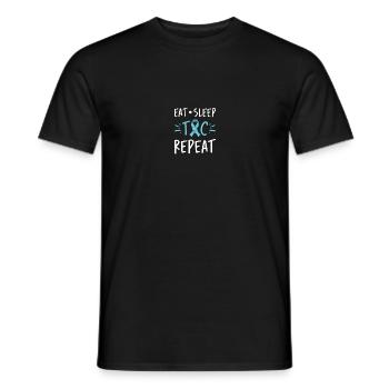 Bewusstsein für das Tourette-Syndrom - Männer T-Shirt - Schwarz - Vorne - AI Model Male 178 light (178cm)