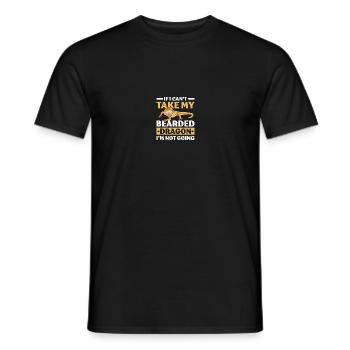 Bartagame - Männer T-Shirt - Schwarz - Vorne - AI Model Male 178 light (178cm)