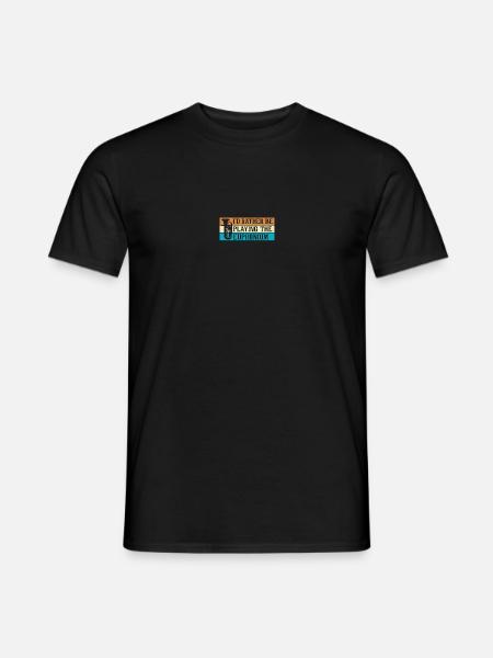 Tiefes Blech Marschieren Bariton Euphonium - Männer T-Shirt - Schwarz