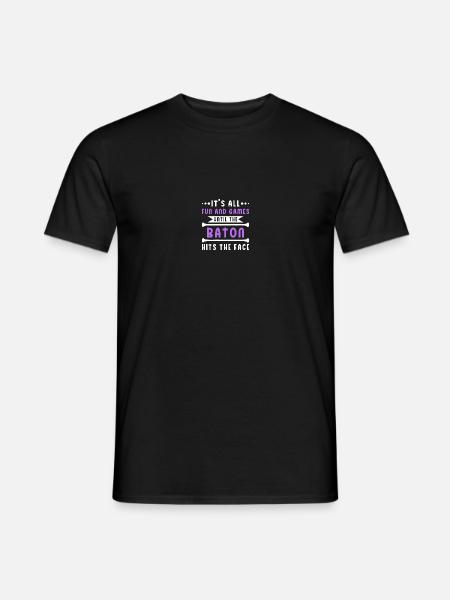 Majorette danseuse tambour-major - T-shirt homme - noir
