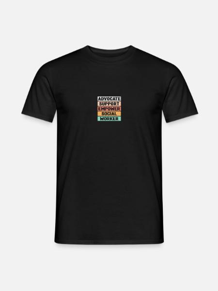School Social Worker - Men's T-Shirt - black