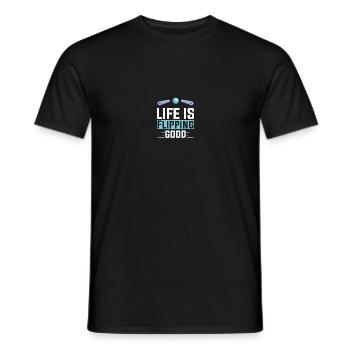 Flipper Spieler Flipper - Männer T-Shirt - Schwarz - Vorne - AI Model Male 178 light (178cm)