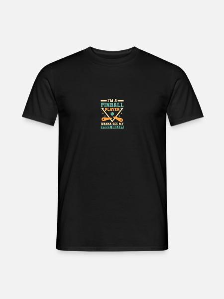 Flipper Spieler Flipper - Männer T-Shirt - Schwarz