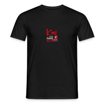 Joueur de flipper Flipper - T-shirt homme - noir - Devant - AI Model Male 178 light (178cm)