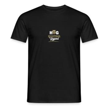 Hog Hunter Schweinejagd - Männer T-Shirt - Schwarz - Vorne - AI Model Male 178 light (178cm)