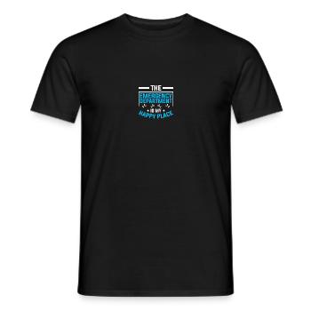 Emergency Department ER Nurse Emergency Department - Men's T-Shirt - black - Front - AI Model Male 178 light (178cm)