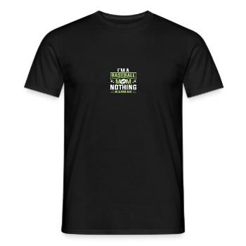 Baseball Mom - Men's T-Shirt - black - Front - AI Model Male 178 light (178cm)