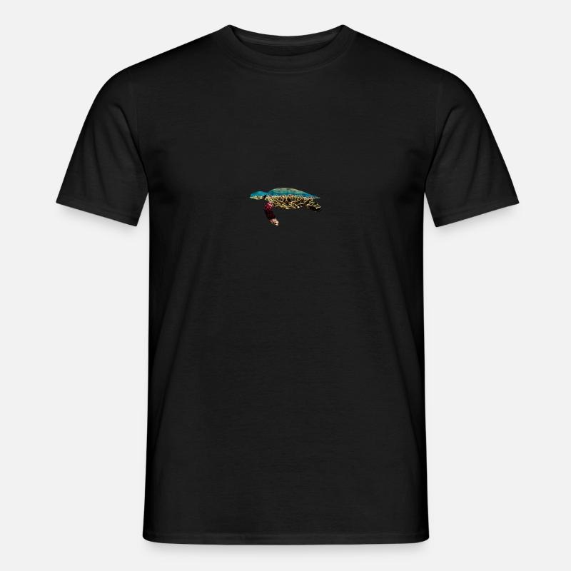 Turtle coral reef - Men’s T-shirt - black