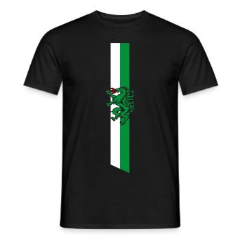 Steirisches Band Steiermark Panther Wappen Shirt - Männer T-Shirt - Schwarz - Vorne - AI Model Male 178 light (178cm)