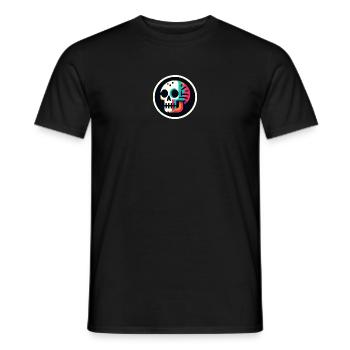 Skeleton colorful - Men's T-Shirt - black - Front - AI Model Male 178 light (178cm)