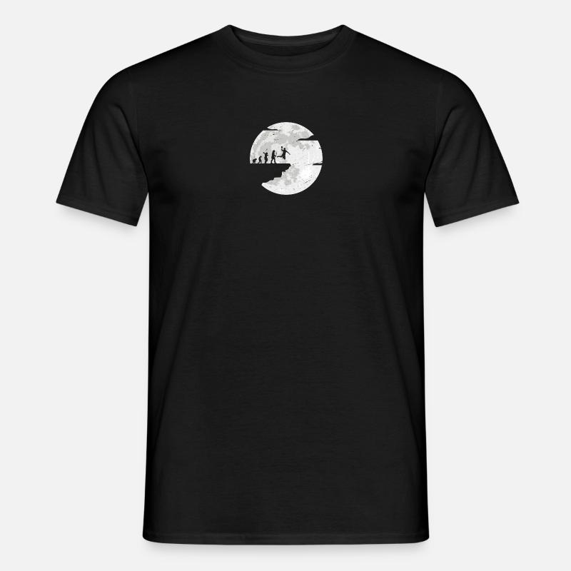Feier der Mondevolution - Männer T-Shirt - Schwarz