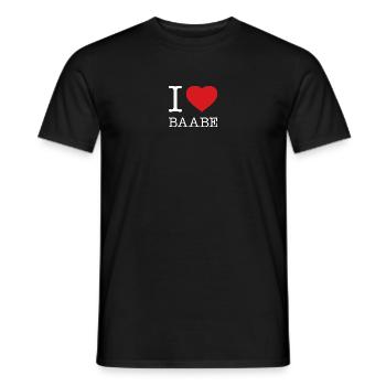 J’ADORE BAABE - T-shirt homme - noir - Devant - AI Model Male 178 light (178cm)