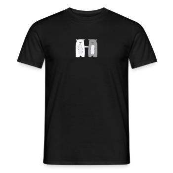 Bears - Men's T-Shirt - black - Front - AI Model Male 178 light (178cm)