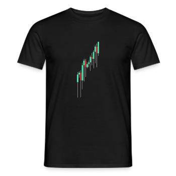 To The Moon - Men's T-Shirt - black - Front - AI Model Male 178 light (178cm)