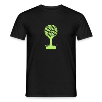 Golf - T-shirt homme - noir - Devant - AI Model Male 178 light (178cm)