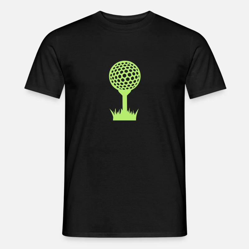 Golf - Männer T-Shirt - Schwarz