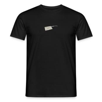 letter opener | Brieföffner - Männer T-Shirt - Schwarz - Vorne - AI Model Male 178 light (178cm)