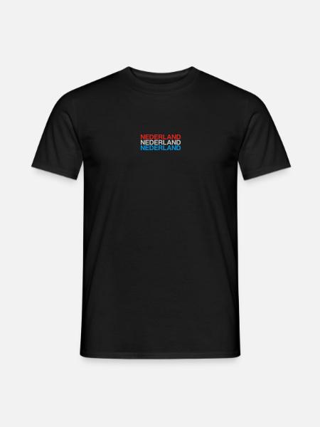 NIEDERLANDE Nederland Netherlands Holland - Männer T-Shirt - Schwarz