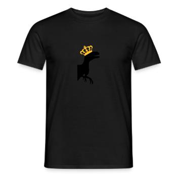 Raptor roi couronne du roi T -Rex - T-shirt homme - noir - Devant - AI Model Male 178 light (178cm)