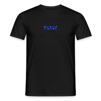 Paix Ukraine, Frieden - T-shirt homme - noir - Devant - AI Model Male 178 light (178cm)