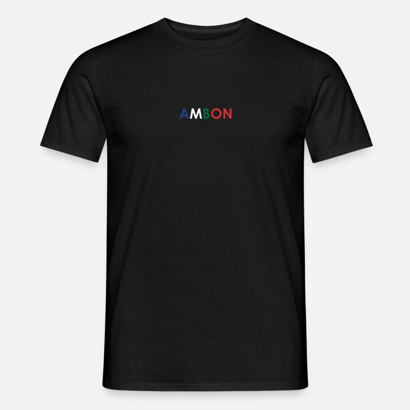 Ambon RMS - Männer T-Shirt - Schwarz