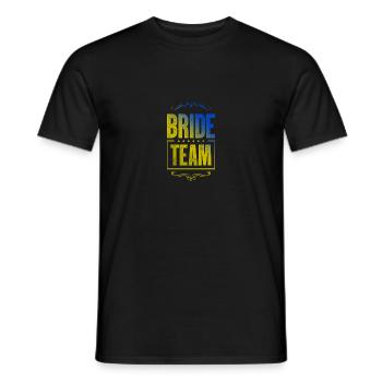Bride Crew - Men's T-Shirt - black - Front - AI Model Male 178 light (178cm)