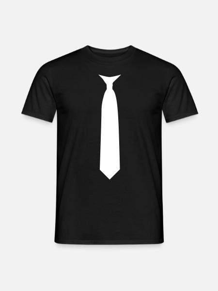Krawatte - Männer T-Shirt - 