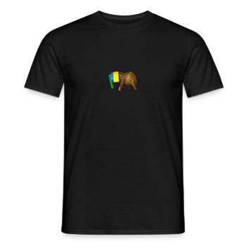 Bauklotz Elefant - Männer T-Shirt - Schwarz - Vorne - AI Model Male 178 light (178cm)